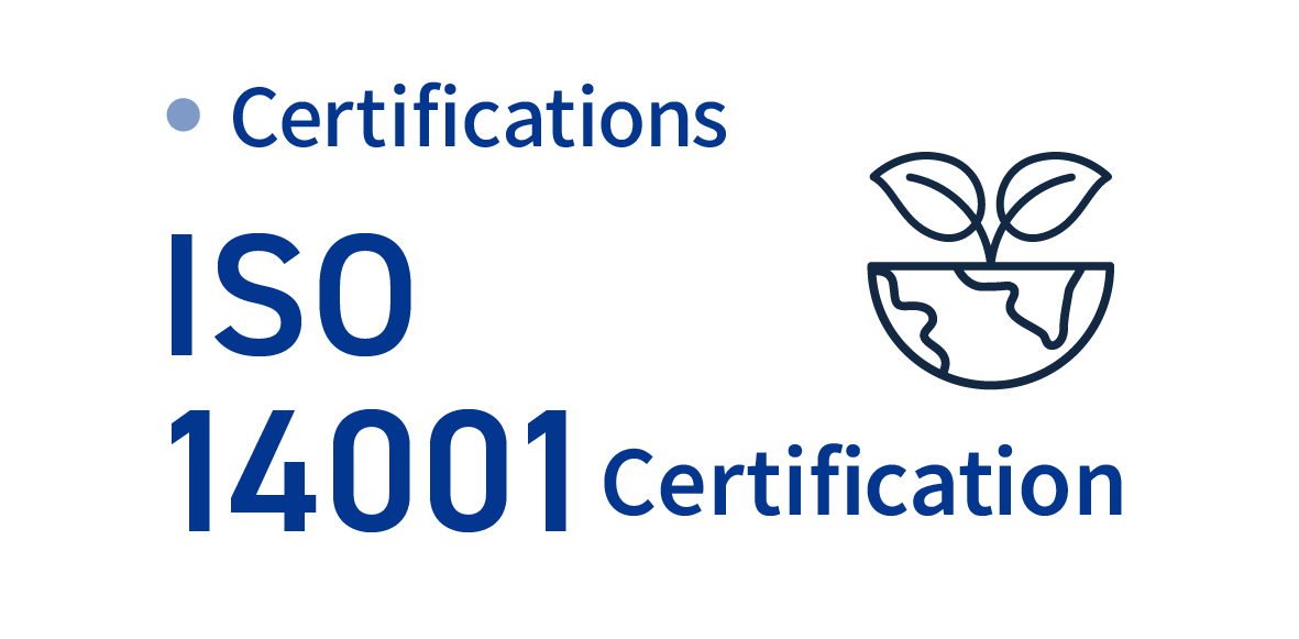 Certification: ISO 14001